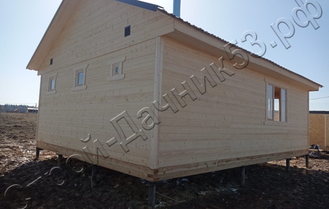 3 Каркасно-щитовая баня 6х8, 48М², Московская область, Истринский район, деревня Подпорино (13)